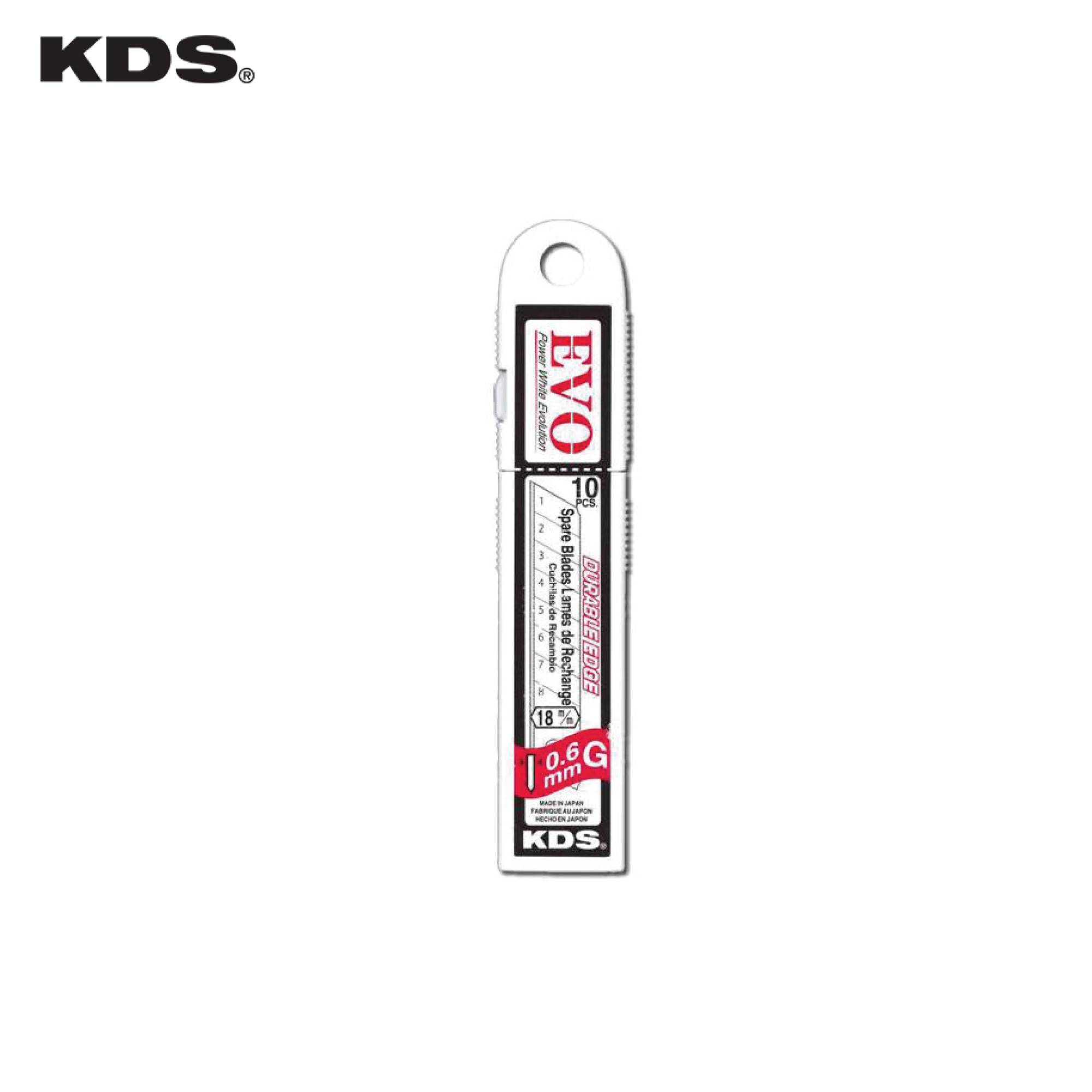 KDS Japan Cuttermesser Japanklingen KDS 18mm extrem scharf 200 Stück Power Black, (Spar-Set, 200