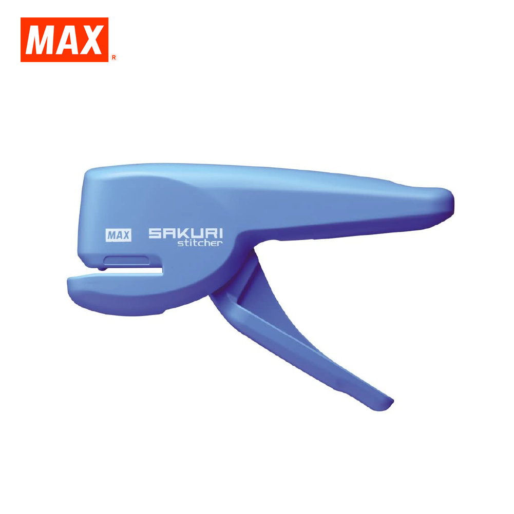 Stitcher Stapler Max Stapler HPS-5 - Stapleless Sakuri Stitcher in Blue